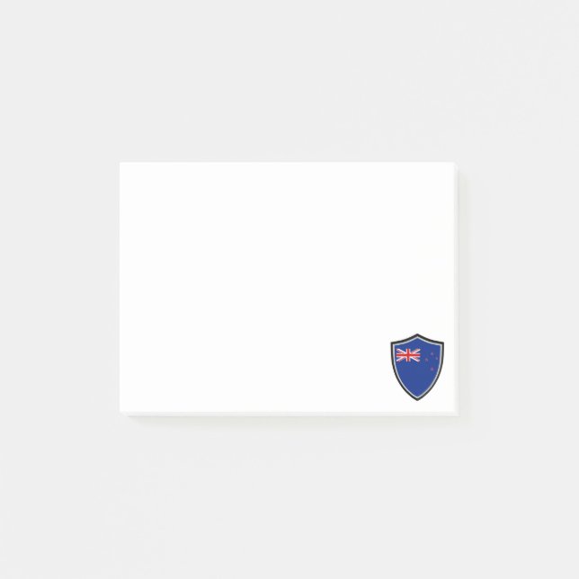 Nya Zealander-flagga Post-it Block (Framsida)