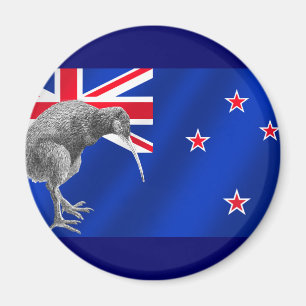 Nya Zealands Kiwis alla vitfotbollgåvor Magnet