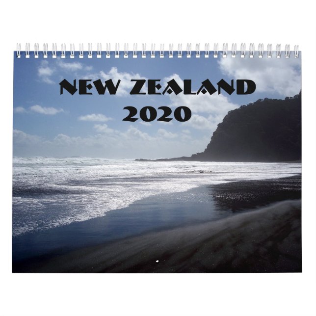 Nya Zeeland - 2020 års kalender (Omslag)