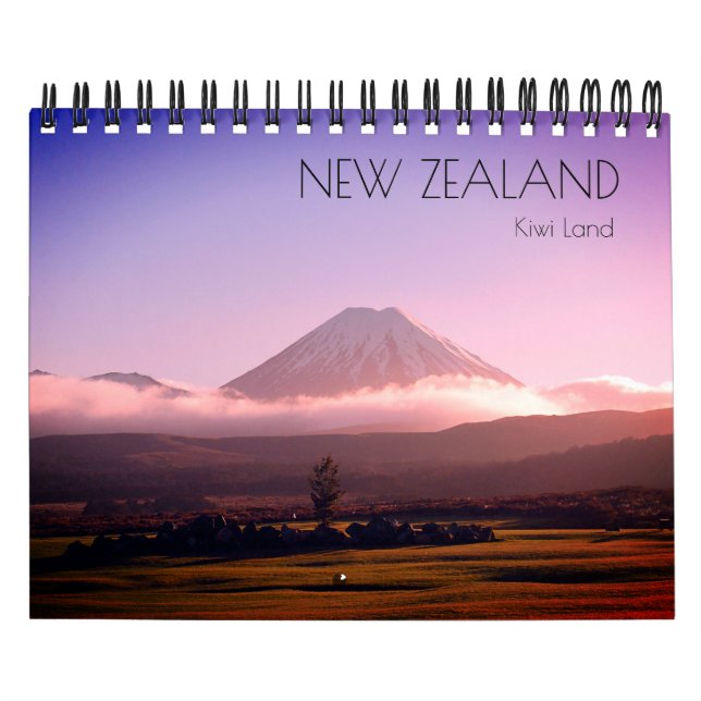 Nya Zeeland 2027, Fotokalender Kalender (Omslag)