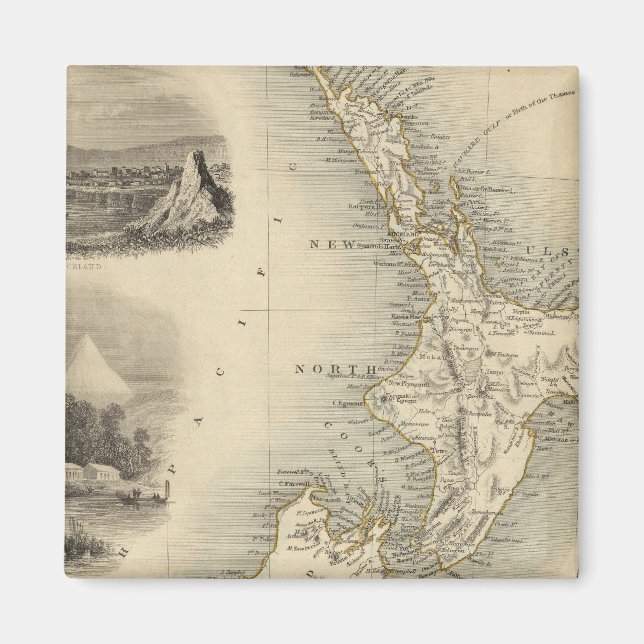Nya Zeeland 2 Magnet (Framsidan)