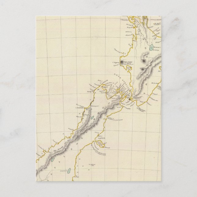 Nya Zeeland 2 Vykort (Framsida)