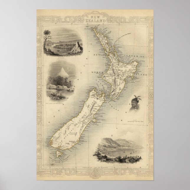 Nya Zeeland 3 Poster (Framsidan)