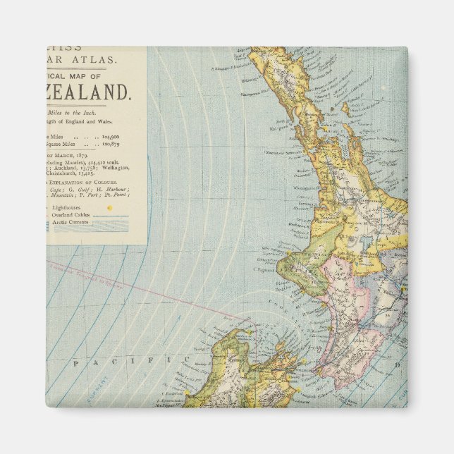 Nya Zeeland 4 Magnet (Framsidan)