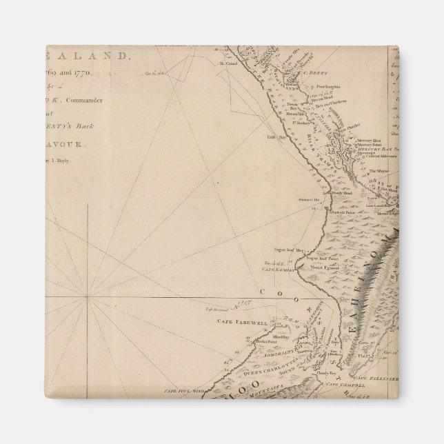 Nya Zeeland 5 Magnet (Framsidan)
