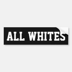 Nya Zeeland ’ALL WHITES’ Bildekal