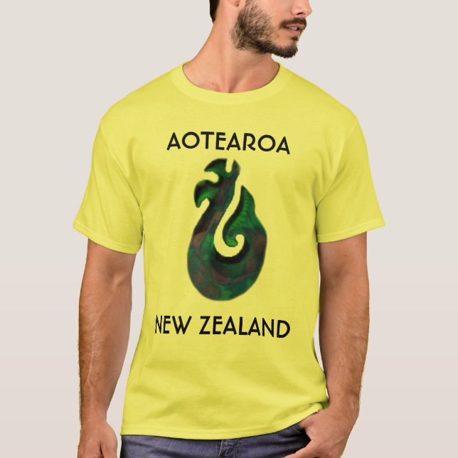 NYA ZEELAND, AOTEAROA T-SHIRT (Framsida)