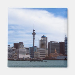 Nya Zeeland: Auckland cityscape Magnet