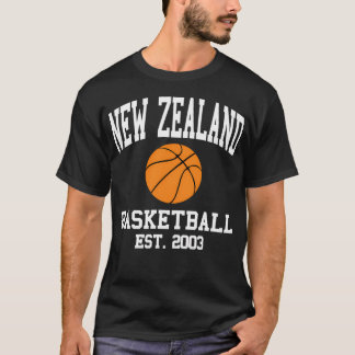 Nya Zeeland Basketball T Shirt