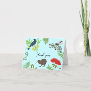 Nya Zeeland Bird Birthday Tack Kort