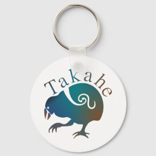 Nya Zeeland Bird TAKAHE Nyckelring