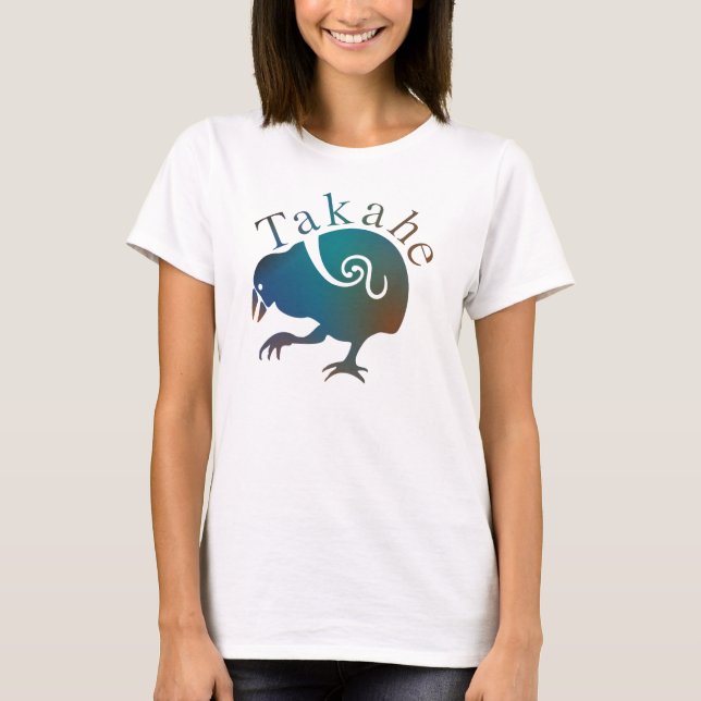 Nya Zeeland Bird TAKAHE T-shirt (Framsida)
