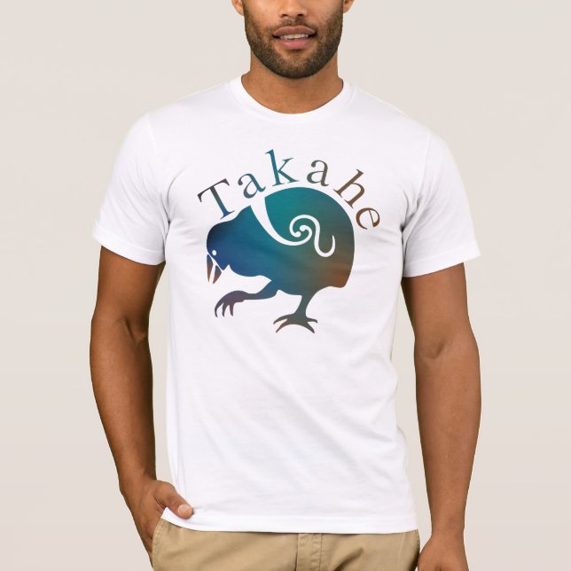 Nya Zeeland Bird TAKAHE Tee (Framsida)