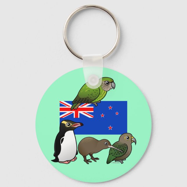 Nya Zeeland Birdorables Nyckelring (Framsida)