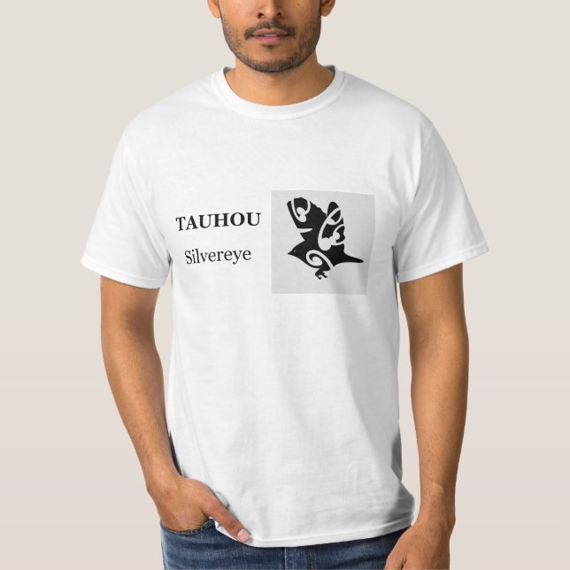 Nya Zeeland Birds Tauhou Tee Shirt (Framsida)