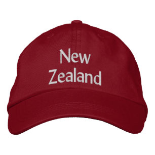 Nya Zeeland Cap Broderad Keps