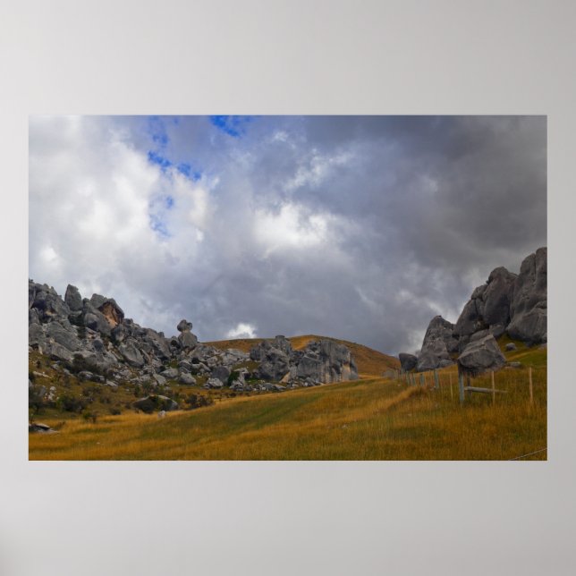 Nya Zeeland: Castle Backe Poster (Framsidan)