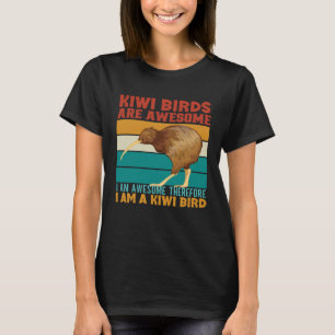 Nya Zeeland Culture Kiwi Bird New Zealand Flagga K T Shirt