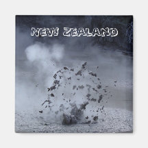 Nya Zeeland - Exploding Lera (Fridge Magnet)