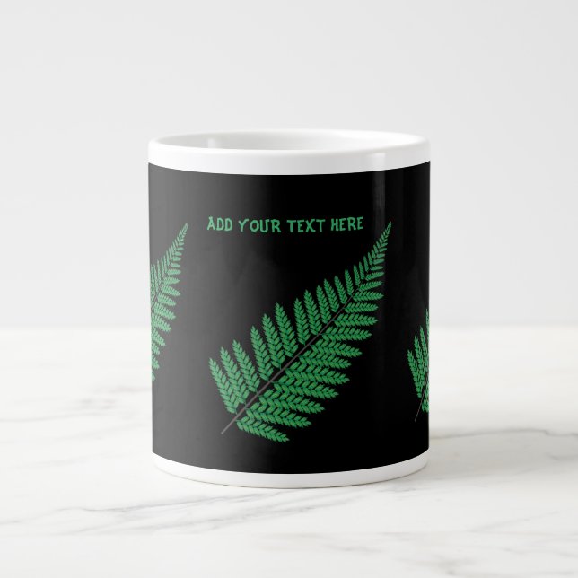 Nya Zeeland Fern Specialty Mugg Jumbo Mugg (Framsidan)
