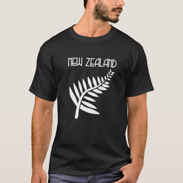 Nya Zeeland Fern T Shirt (Framsida)