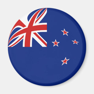 Nya Zeeland Fisheye Flagga Magnet