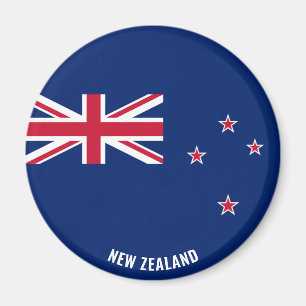 Nya Zeeland Flagga Charming Patriotic Magnet