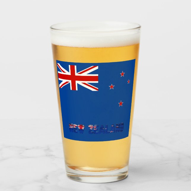 Nya Zeeland flagga      Glaskopp (Framsida fylld)