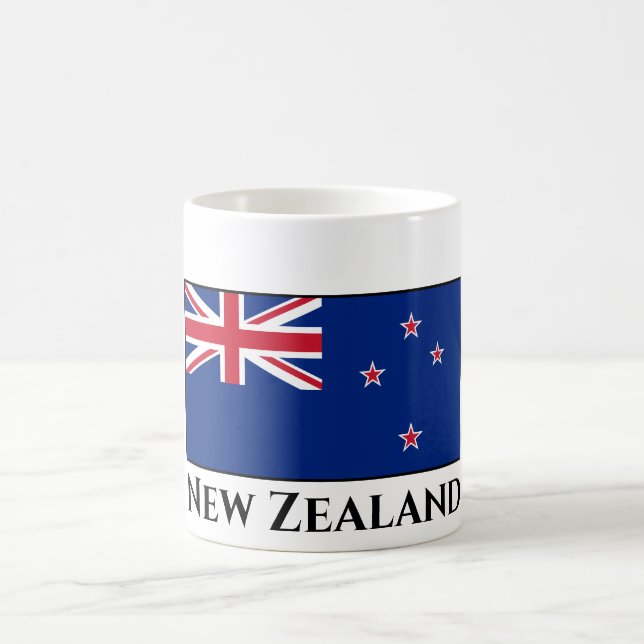 Nya Zeeland Flagga Kaffemugg (Center)