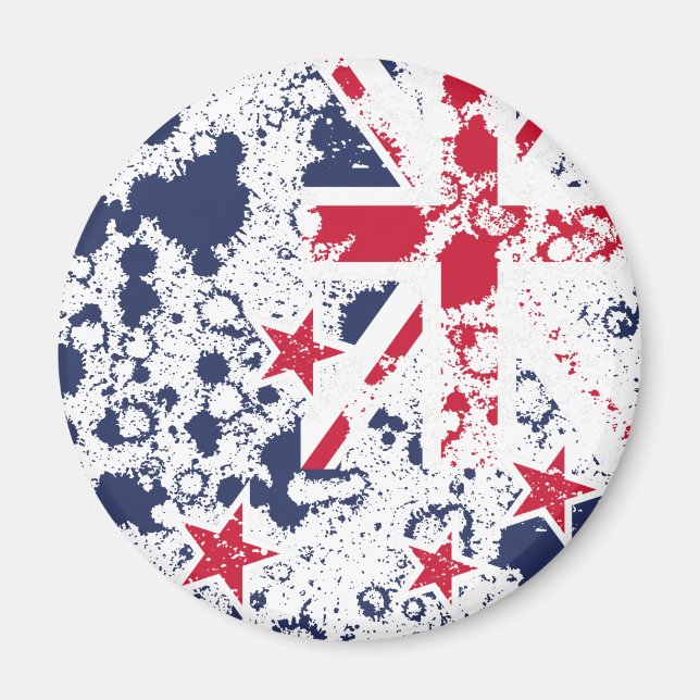 Nya Zeeland FLAGGA KCALIMA, effekt av Masanser Magnet (Framsidan)