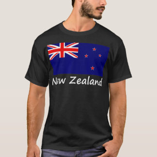 Nya Zeeland Flagga Kiwi Zealander Tee