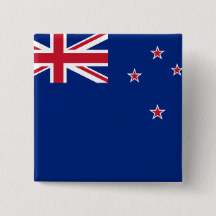 Nya Zeeland Flagga Knapp