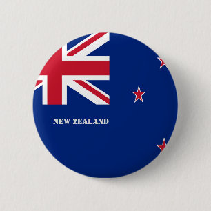 Nya Zeeland Flagga Knapp