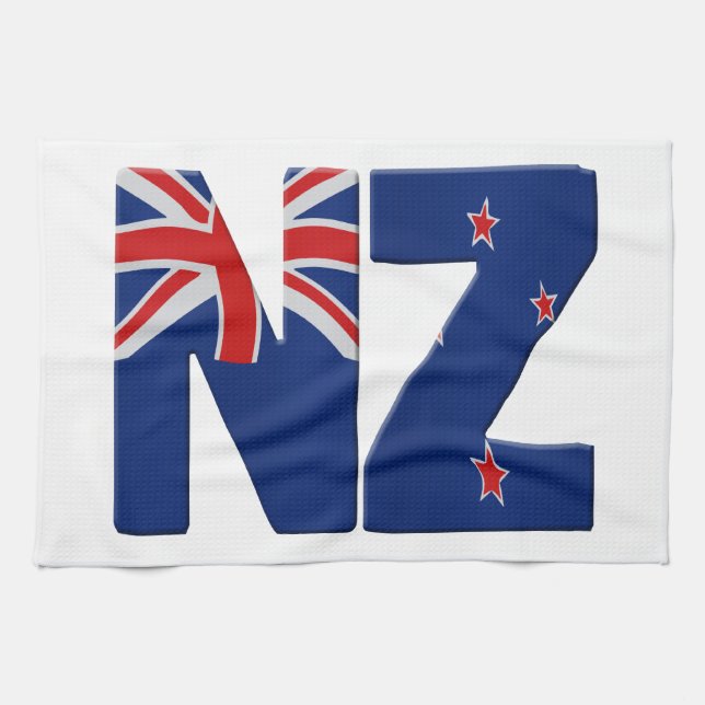 Nya Zeeland flagga Kökshandduk (Horisontell)