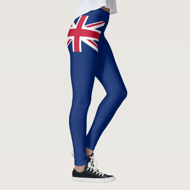 Nya Zeeland Flagga Leggings (Höger)