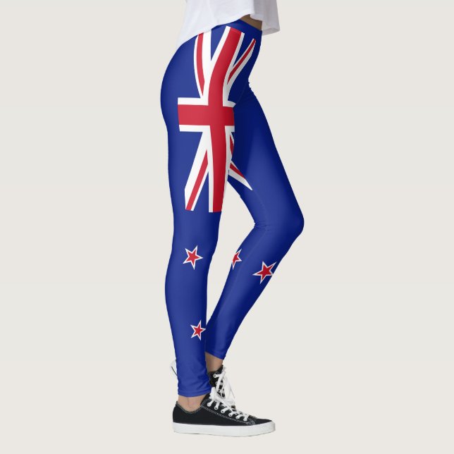 Nya Zeeland flagga Leggings (Höger)