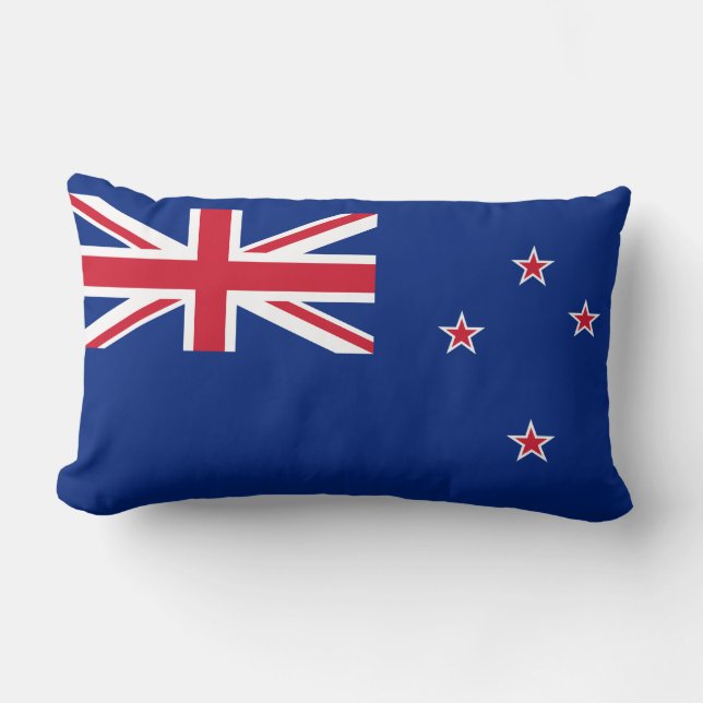 Nya Zeeland flagga Lumbarkudde (Framsida)