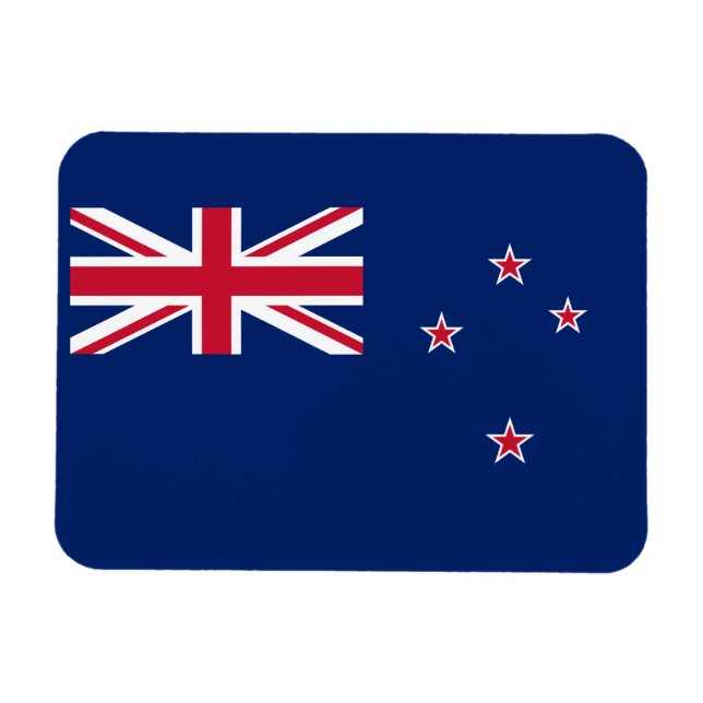 Nya Zeeland Flagga Magnet (Horisontell)