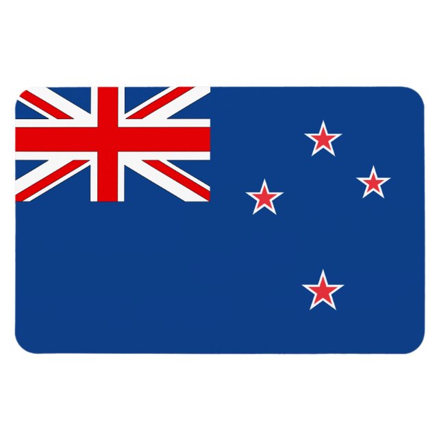 Nya Zeeland Flagga Magnet (Horisontell)