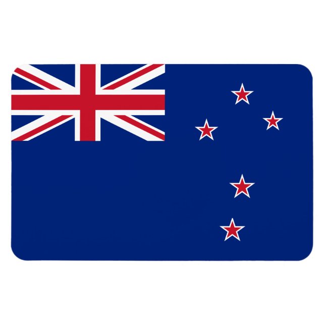 Nya Zeeland Flagga Magnet (Horisontell)