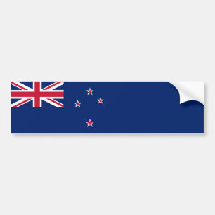 Nya Zeeland Flagga (NZ) Bildekal