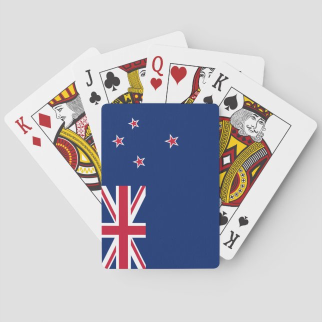 Nya Zeeland Flagga (NZ) Casinokort (Baksidan)