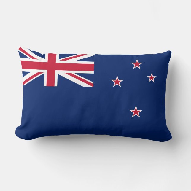 Nya Zeeland Flagga (NZ) Lumbarkudde (Framsida)