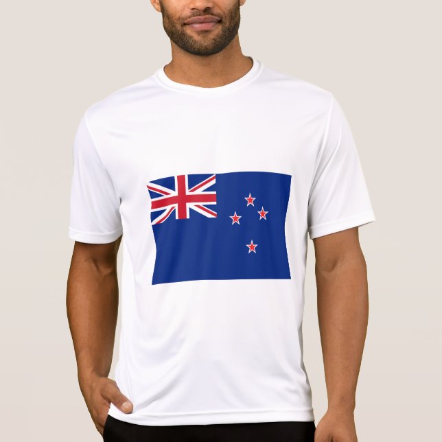 Nya Zeeland flagga T Shirt (Framsida)