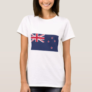 Nya Zeeland Flagga T Shirt