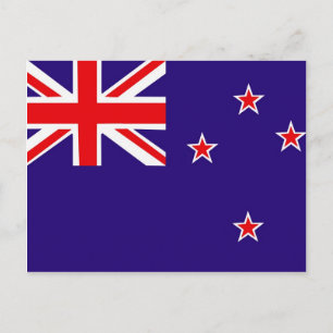 Nya Zeeland flagga Vykort
