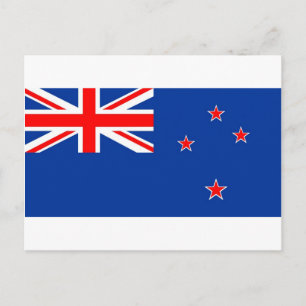 Nya Zeeland flagga Vykort