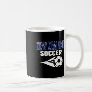 Nya Zeeland fotbollsfans tröja Stöd Nya Zeeland Kaffemugg