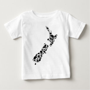 NYA ZEELAND - fullt kiwis - svart T-shirt