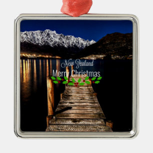 Nya Zeeland, God jul Julgransprydnad Metall
